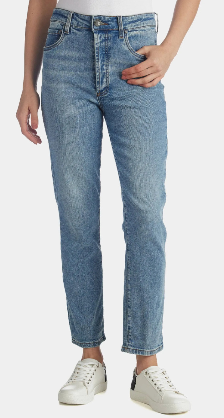 Kut From the Kloth Rosa ankle vintage straight button fly jeans Size 10 Classic